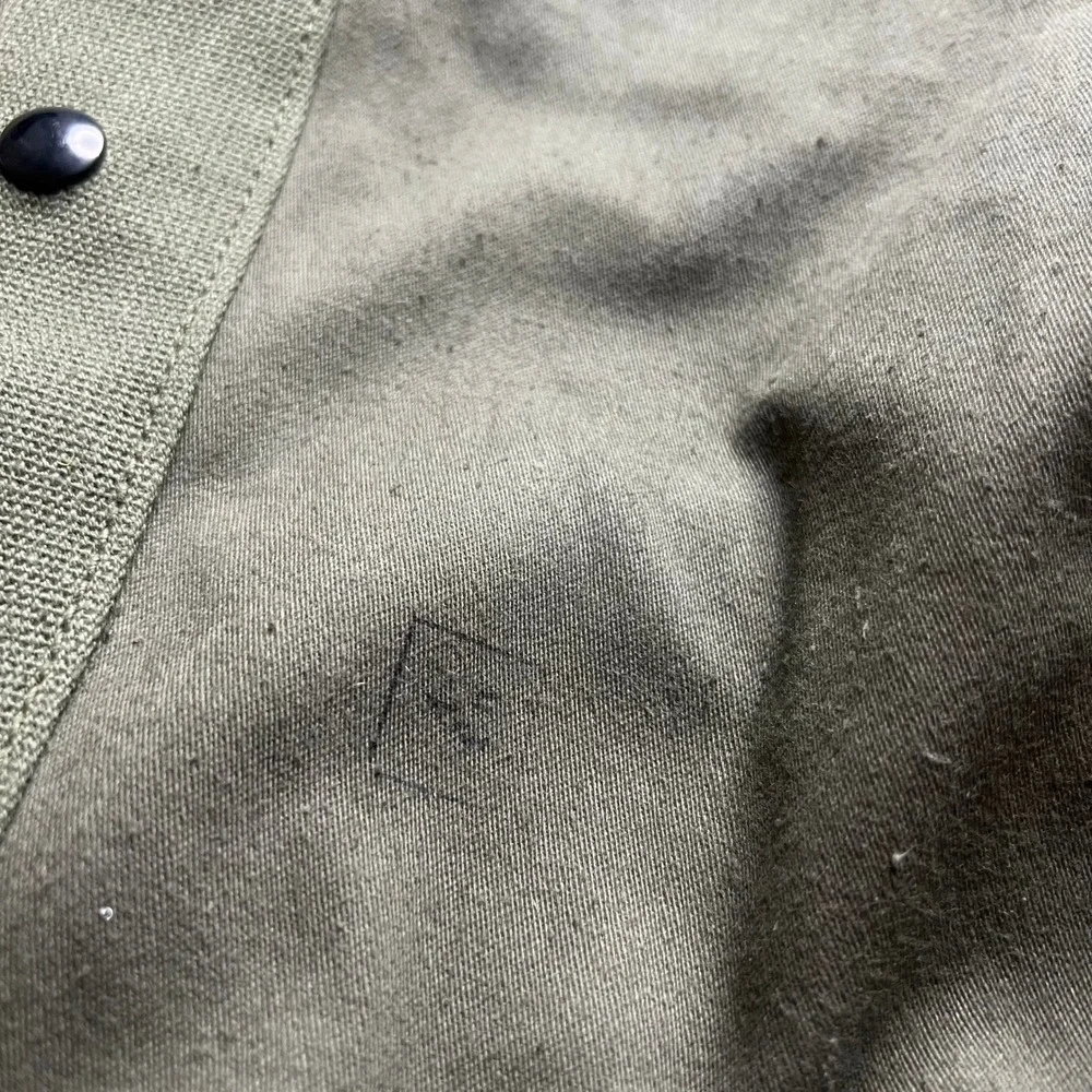 Vintage Military Olive Drab‎ Canvas Duffel Bag Equipment Carrier Utility Gear